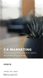 Mobile Screenshot of c4-marketing.com